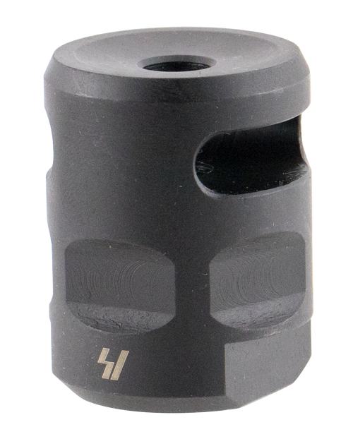 Strike Industries WHCOMP556 WarHog Comp  Black Steel with 1/2"-28 tpi Threads, 1.27" OAL & 0.26" Diameter for 223 Rem, 5.56x45mm NATO AR-Platform