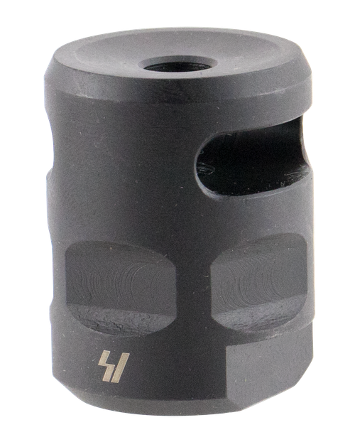 Strike Industries WHCOMP556 WarHog Comp  Black Steel with 1/2"-28 tpi Threads, 1.27" OAL & 0.26" Diameter for 223 Rem, 5.56x45mm NATO AR-Platform