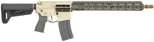 Q LLC SW55616INRIFLE Sugar Weasel  5.56x45mm NATO 30+1 16", FDE Rec, Gray Furniture, Magpul SL-K Stock, Cherry Bomb Muzzle Brake, Ambi Safety & Charging Handle