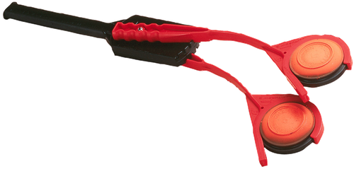 MTM Case-Gard EZDT40 EZ Throw Double Red Polymer Manual Cocking 31" Long Double Ambidextrous Hand