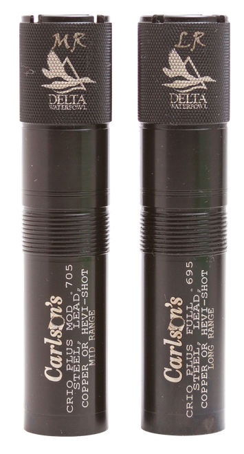 Carlson's Choke Tubes 07570 Delta Waterfowl  Benelli Crio Plus 12 Gauge Mid/Long Range Knurled 17-4 Stainless Steel