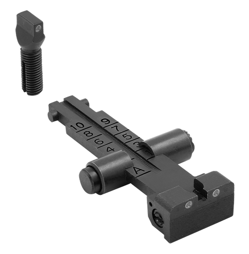 Meprolight USA 1331153101 Tru-Dot Self Illuminated AK/AKM Sight  Black 3-Dot Green Front & Rear Sight Set for AK/AKM