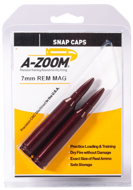 A-Zoom 12252 Rifle Snap Cap 7mm Rem Mag 2Pack