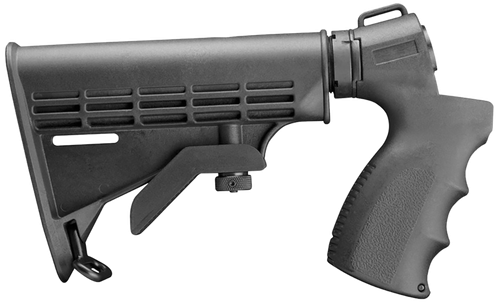 Aim Sports APGSM500 Shotgun  6 Position w/Pistol Grip Black Synthetic for Mossberg 500