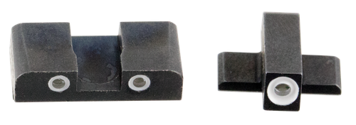AmeriGlo SG161 Classic Tritium Sight Set for Sig Sauer  Green Tritium White Outline Front Sight-Green Tritium White Outline Rear Sight