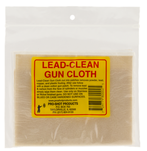 Pro-Shot LCC Lead Clean Gun Cloth Cotton 8.75" x 11.25"