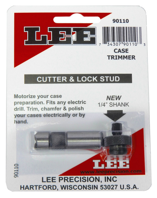 Lee Precision 90110 Cutter & Lock Stud Case Trimmer Stainless Steel
