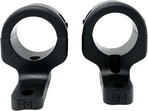 DNZ 701M2 Game Reaper 2 Scope Mount/Ring Combo Matte Black 1" Howa
