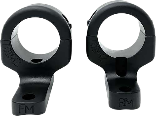 DNZ 701M2 Game Reaper 2 Scope Mount/Ring Combo Matte Black 1" Howa