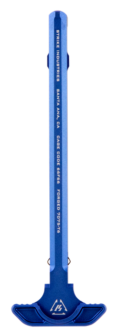 Strike ARSLCHBLU Latchless Charging Handle AR-15 Blue Anodized Aluminum