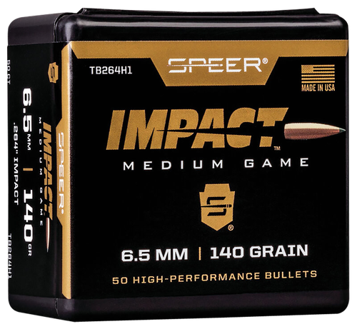 Speer TB264H1 Impact  6.5Creedmoor 140gr Speer Impact 50 Per Box/5 Case