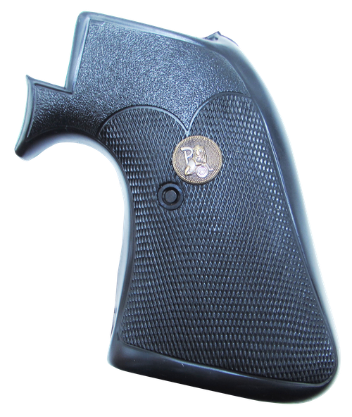 Pachmayr 03163 Presentation Grip Checkered Black Rubber for Ruger Super Blackhawk with Square Trigger Guard