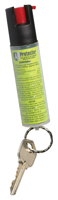 Sabre SRPK02 Dog Spray  Capsaicin Range 12 ft 0.75 oz Includes Key Ring