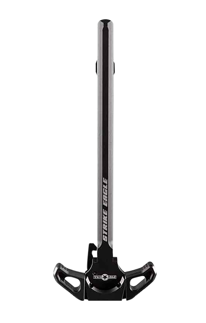 Patriot Ordnance Factory 01542 Strike Eagle Charging Handle AR-15 Black Anodized Aluminum, Ambidextrous