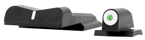 XS Sights SW0019S3 DXW Big Dot Night Sights-Smith & Wesson  Black | Green Tritium White Outline Front Sight White Stripe  Rear Sight