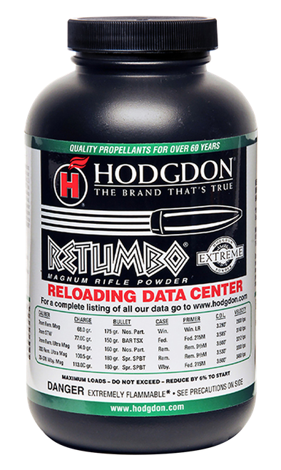 Hodgdon RET8 Retumbo Rifle Powder MG 8LBS
