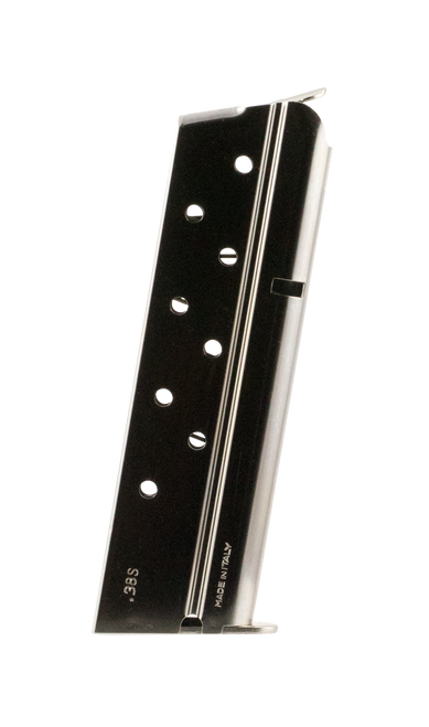 Rock Island MGCGOV38N 1911  9rd 38 Super Nickel Metal