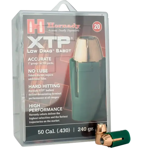 Hornady 6720 XTP  50Cal Sabot XTP Hollow Point 240gr 20 Per Box/10 Case