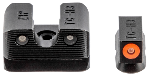 TruGlo TG231Z1C Tritium Pro  Black | Green Tritium Orange Outline Front Sight Green Tritium Rear Sight