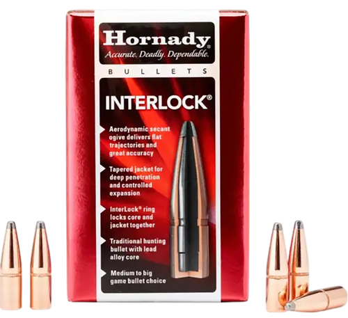 Hornady 41051 InterLock  405 Cal .411 300 gr Spire Point 50 Per Box/ 25 Case