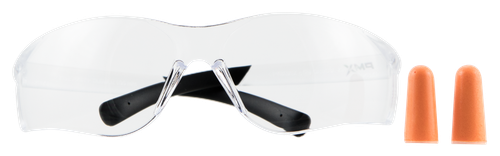 Pyramex PYS2510SDP Zteck Combo Adult Clear Lens Polycarbonate Clear Frame
