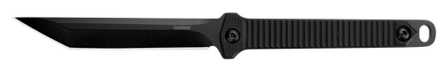 Kershaw 4008X Dune  3.80" Fixed American Tanto Plain Black Oxide 3Cr13MoV SS Blade Black Glass-Filled Nylon Handle Includes Lanyard/Sheath