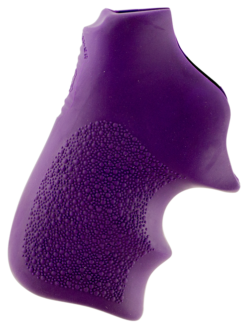 Hogue 78026 Tamer  Cushion Purple Rubber Grip with Finger Grooves for Ruger LCR, LCRx