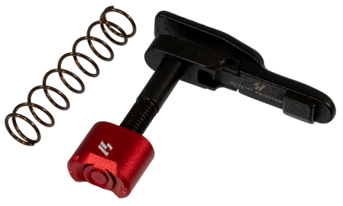 Strike ARAMBIMRRED Ambidextrous Magazine Release AR-15, M16 Mil-Spec Red Aluminum