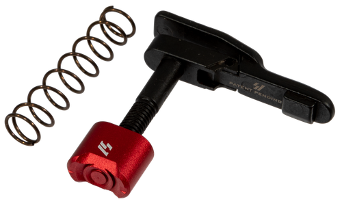 Strike ARAMBIMRRED Ambidextrous Magazine Release AR-15, M16 Mil-Spec Red Aluminum