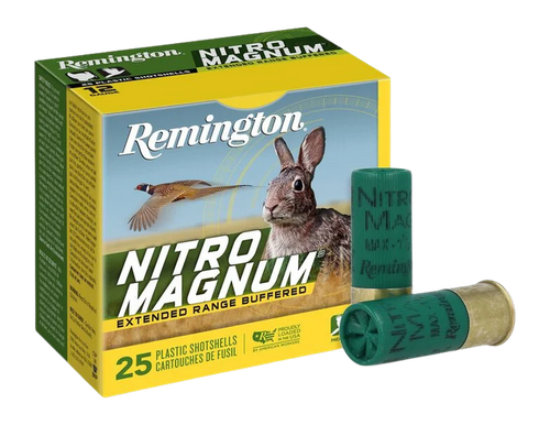 Remington Ammunition 26674 Nitro Magnum  12Gauge 3" 1 5/8oz 4Shot 25 Per Box/10 Case