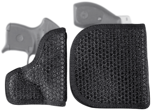 DeSantis Gunhide M44BJR8Z0 Super Fly  Black Rubberized Fabric Pocket Fits Kahr P380 Ambidextrous