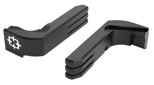 Cross Armory CRGMCBK Mag Catch  Extended Compatible w/Glock Gen1-3/P80 Black Anodized Aluminum
