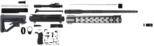 TacFire SSRK308LPK20BN AR Build Kit  Sports South Exclusive 308 Win AR-10 Black Nitride 5/8"x24