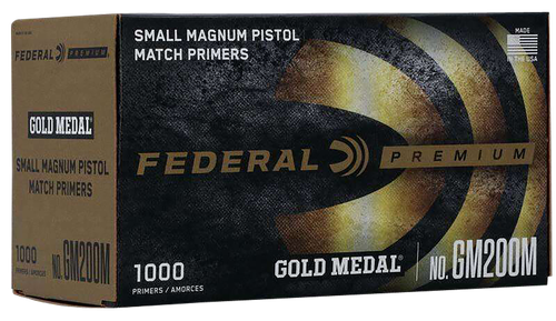 Federal GM200M Gold Medal Premium Small Pistol Multi Caliber Handgun 1000 Per Box/5 Case