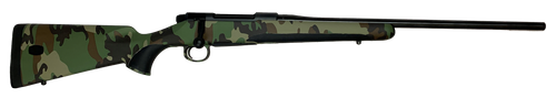Mauser M18USMC7MT M18  7mm Rem Mag 4+1 24.40" Black Threaded Barrel Black Steel USMC Camo Fixed with Storage Compartment Stock Right Hand