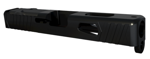 Rival Arms RA10G205A Precision Slide A1 Docter Cut Black QPQ Case Hardened 17-4 Stainless Steel for Glock 19 Gen3