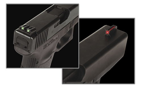 TruGlo TG131S2 Fiber-Optic  Red/Fiber Optic Front Sight-Green/Fiber Optic Rear Sight Sig Sauer P-Series #6 Front/#8 Rear