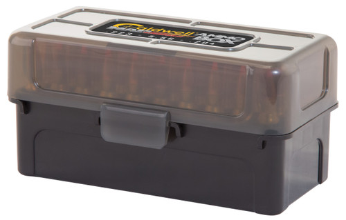 Caldwell 397623 Mag Charger Ammo Box 223Rem/204Ruger Brown Polymer 50rd