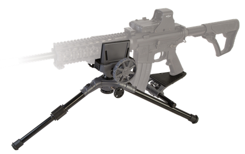 Caldwell 821400 Precision Turret Shooting Rest Black Aluminum 22.40" L x 5.50" W
