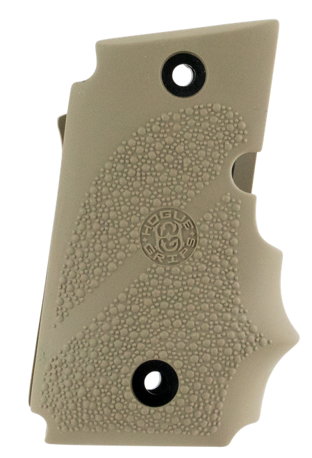 Hogue 98083 Rubber Grip  Flat Dark Earth with Finger Grooves for Sig P938 with Ambidextrous Safety