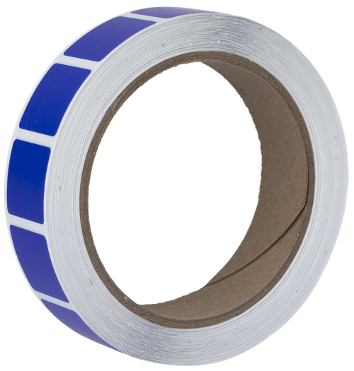 Action Target PASTTXBL Pasters  Blue Adhesive Paper 7/8" 1000 Per Roll
