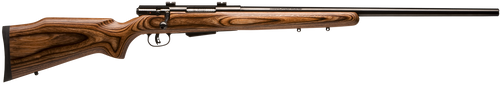 Savage Arms 19140 25 Lightweight Varminter 22 Hornet 4+1 Cap 24" Matte Black Rec/Barrel Natural Brown Laminate Stock Right Hand (Full Size)