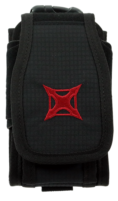 Vertx VTX5140BK Phone/Multi-Tool Pouch VTX 7" H x 4" W x 2" D Black Cordura w/Velcro Closing