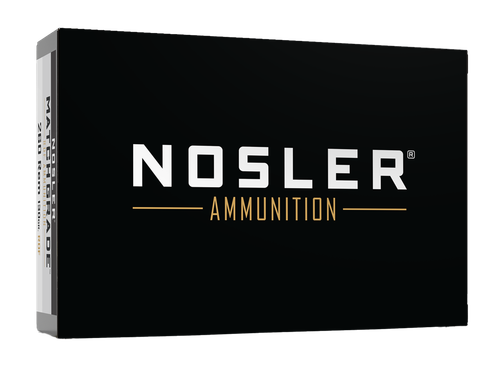 Nosler 60138 Match Grade RDF 260Rem 130gr RDF Hollow Point Boat Tail 20 Per Box/10 Case