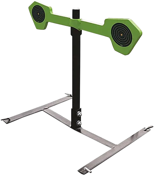 SME SMEHGS Spinning Target  Handgun Steel Black/Green Circle Illustration Impact Enhancement Motion