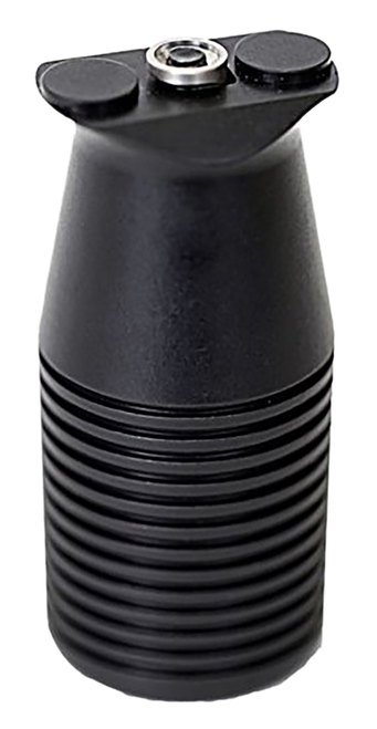Ergo 4231BK Mini Max Vertical Forward Grip Black Ribbed Anodized Aluminum, KeyMod Mount