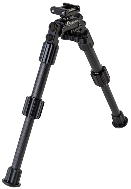 Caldwell 1082222 Accumax Premium Pic Rail Bipod 9-13" Black Carbon Fiber