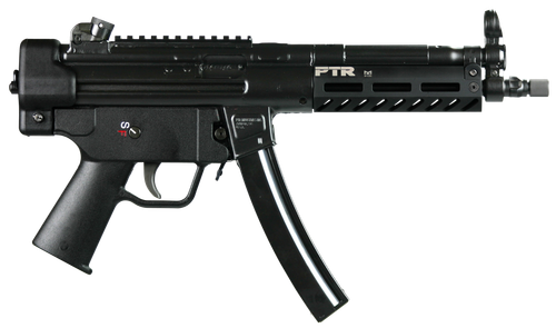 PTR 601 9CT  Pistol 9mm Luger 8.86" 30+1 Black Threaded 1/2 x 28 Top Rail