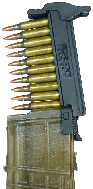 Maglula LU54B StripLULA Loader Black Polymer 10rd 223 Rem/ 5.56x45mm NATO Compatible w/ Steyr Arms AUG