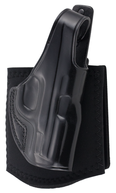 Galco AG652B Ankle Glove  Size Fits Ankles up to 13" Black Leather Hook & Loop Fits S&W M&P Shield Fits S&W M&P Shield Plus Fits S&W M&P Shield 2.0 Right Hand